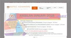 Desktop Screenshot of adteckmn.gov.my